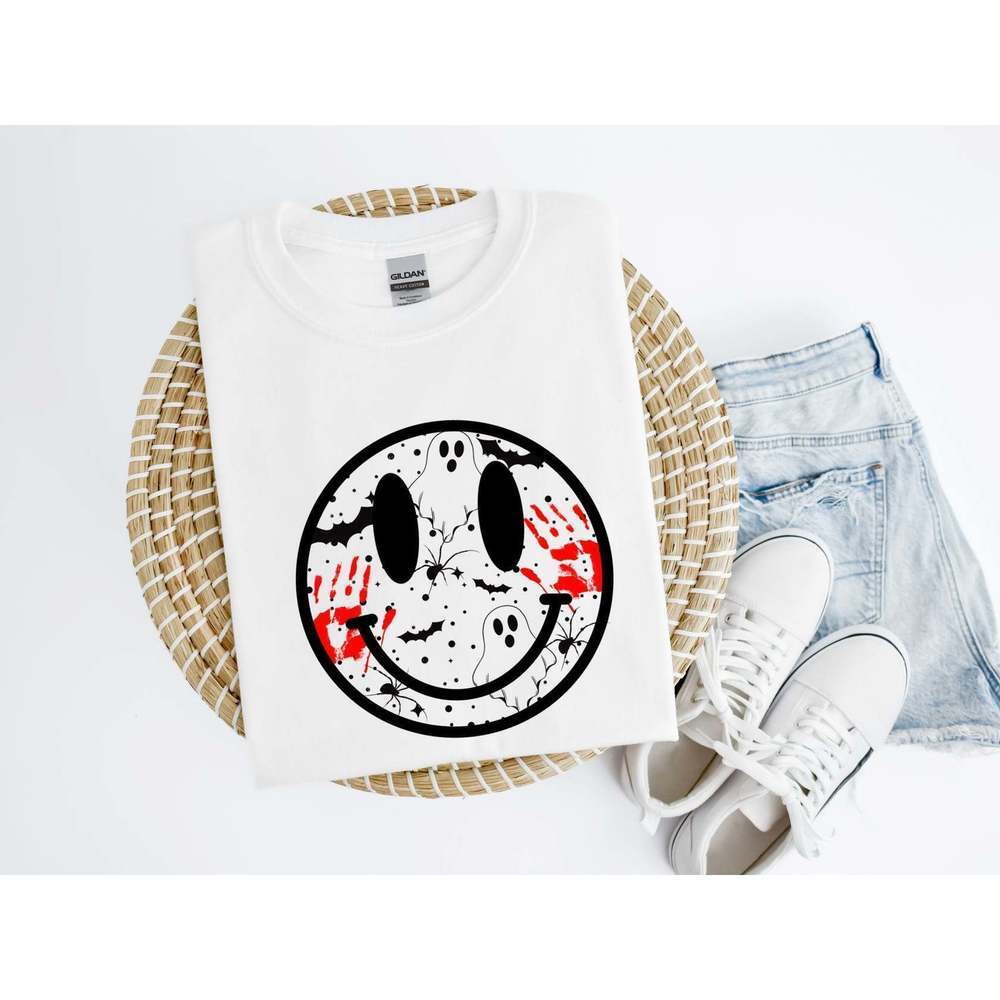 Horror Smiley Shirt Halloween Shirt, Fall Shirt Spooky Season Shirt